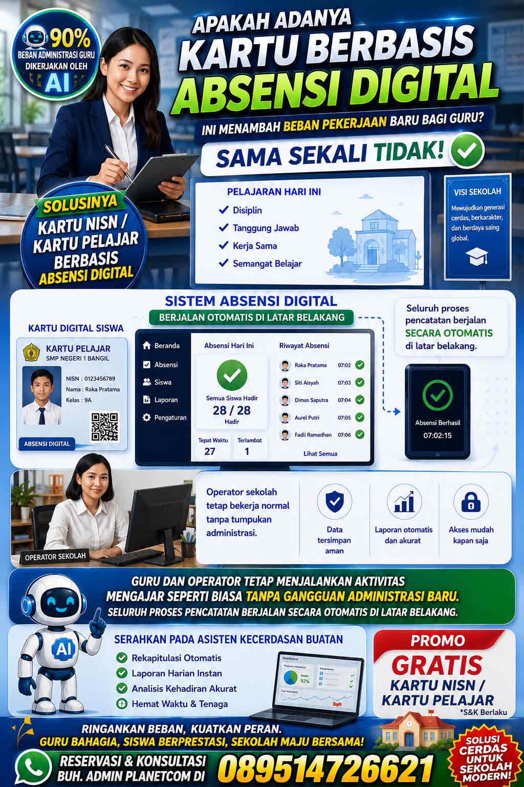 Ilustrasi Kartu Pintar Terpadu
